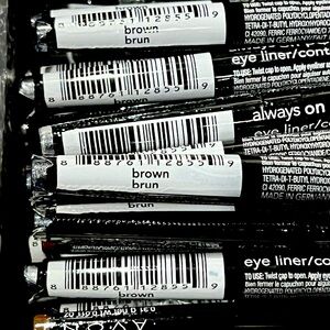 Brown eyeliner or eyebrow pencil